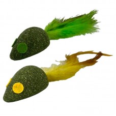 BRINQ RATOS CATNIP C/2UN