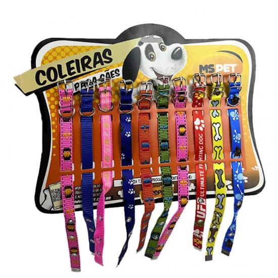 CARTELA COLEIRA NYLON FIVELA N°1 C/10UN 29cm