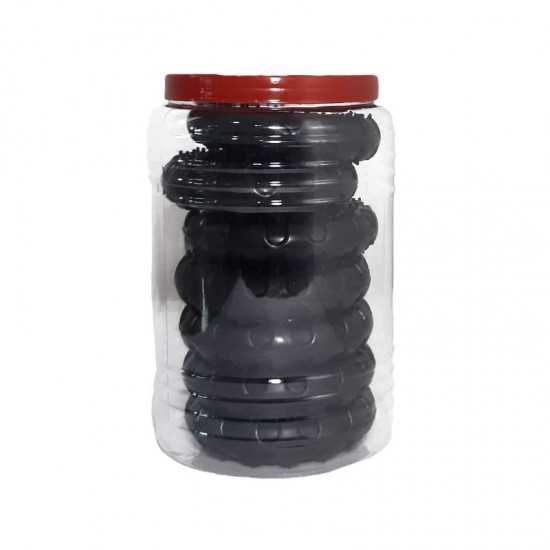 KIT POTE PNEU OFF ROAD PRETO MD C/5UN