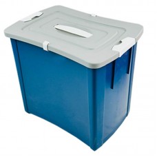 CONTAINER PORTA RACAO 27L AZUL