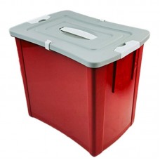 CONTAINER PORTA RACAO 27L VERMELHO