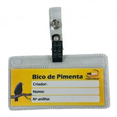 KIT ETIQ. PORTA NOME BICO DE PIMENTA S/C