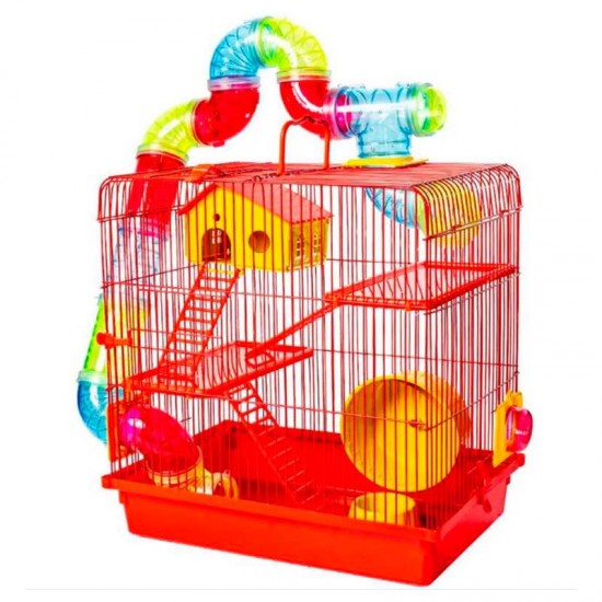 G. HAMSTER VERM. 3 ANDARES TUBO SUPER LUXO