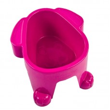 COM PLAST ALTO P/CAES 300ML ROSA