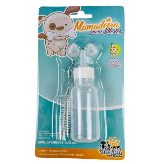 MAMADEIRA 50ML KIT 2 BICOS + LIMPADOR