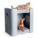 CAMA DUPLEX PREMIUM PET STAND CINZA