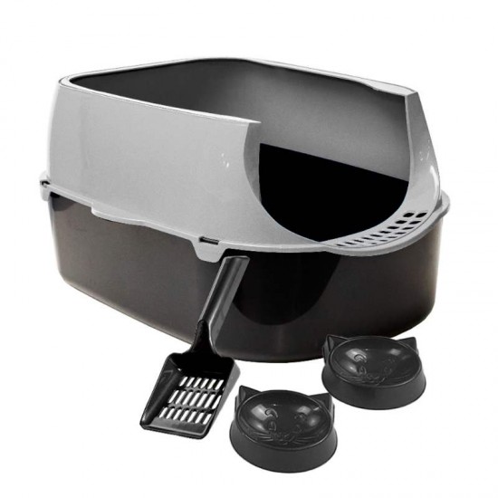 KIT SANITARIO SANDBOX FURBA CINZA