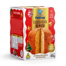 PANETTONE P/ CAES SABOR CARNE 80G 