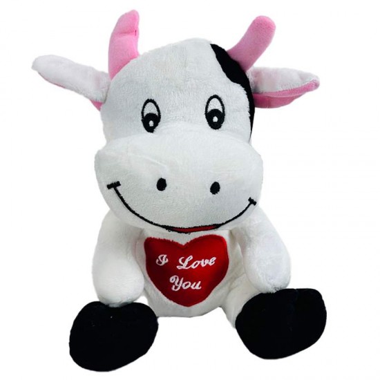 BRINQ VACA SENTADA PELUCIA 