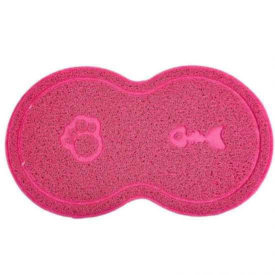 TAPETE PET DUPLO PVC 45X26CM