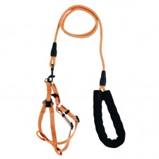 GUIA PET C/PEITORAL C/PEGADOR 150X1,5CM