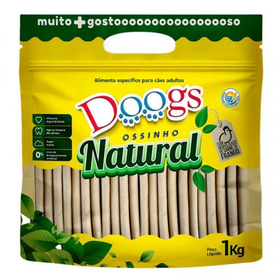 PALITINHOS NATURAL DOOGS 8MM 1KG