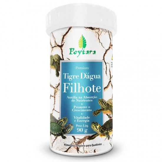 ALI. TARTARUGA TIGRE D'AGUA FILHOTE 90 G