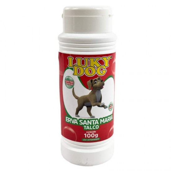 TALCO LUKY DOG ERVA SANTA MARIA 100G