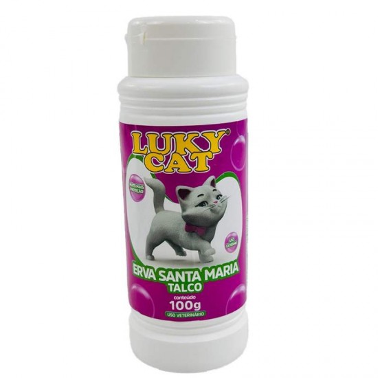 TALCO LUKY CAT ERVA DE SANTA MARIA 100G
