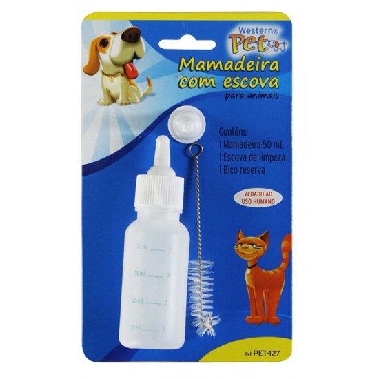 MAMADEIRA 50ML KIT 2 BICOS + LIMPADOR